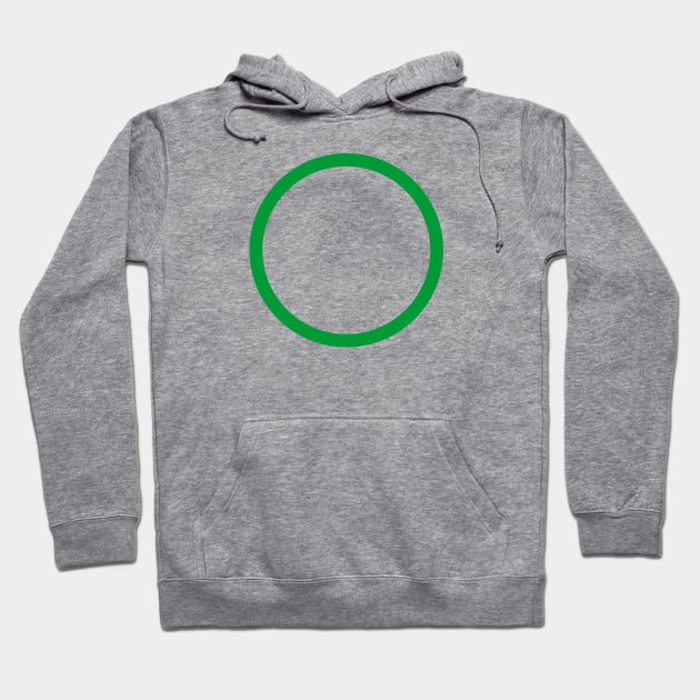 Green Circle | Mob dimple possession tee Hoodie by PinPom